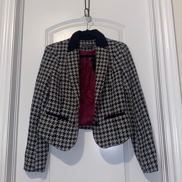 Suzy Shier houndstooth blazer - Picture 1 of 3